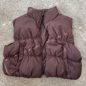 H&M Brown Puffer Vest